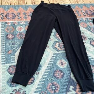Lululemon black yoga joggers